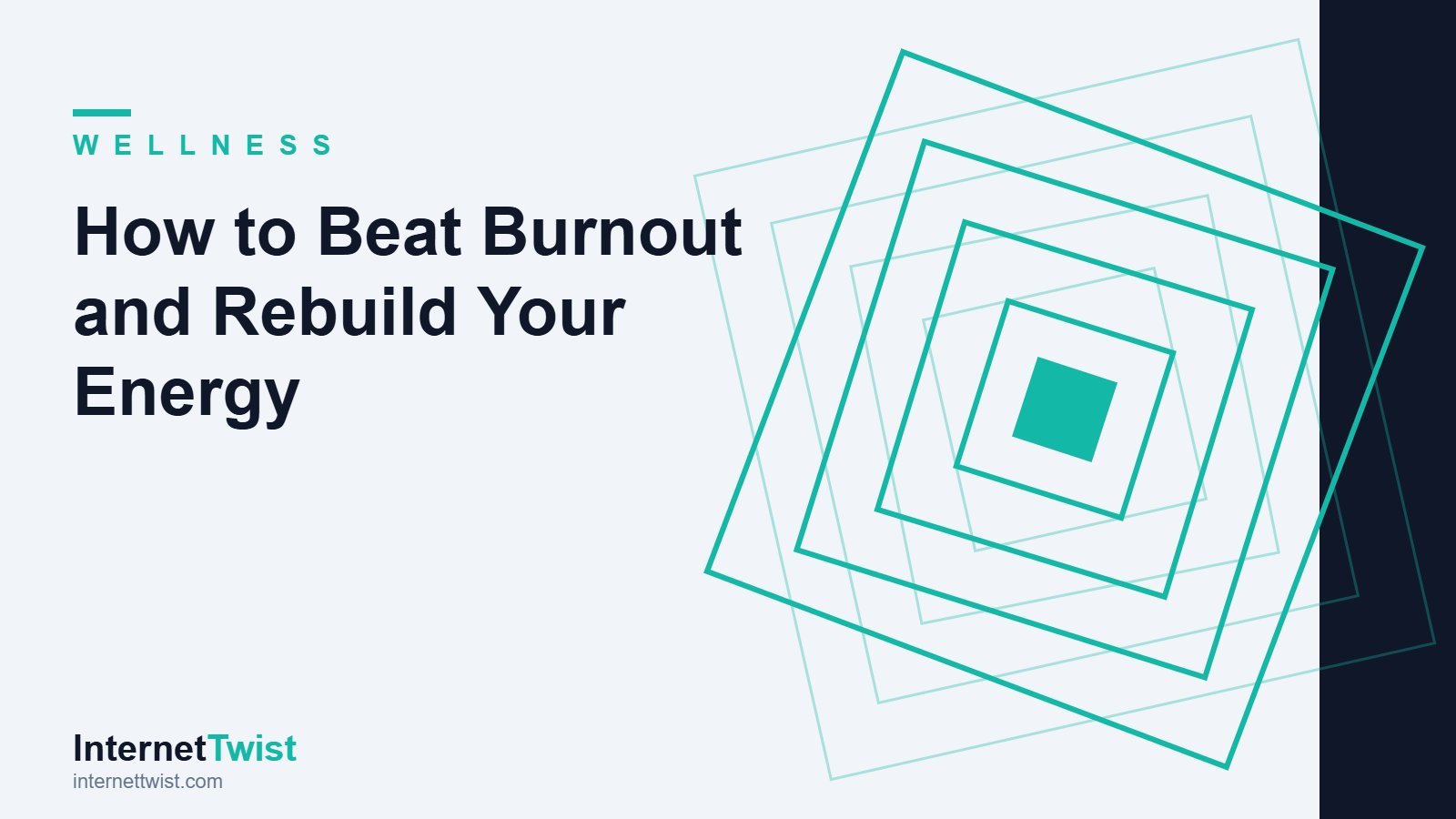How to beat burnout: a calm workspace illustration for rebuilding energy and preventing exhaustion