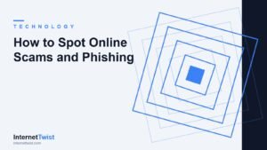 Person examining a suspicious phishing email to spot online scams before clicking