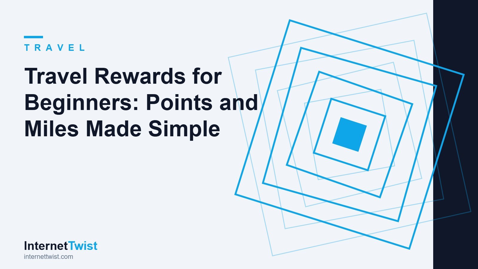Beginner guide to travel points and miles illustrated as a rewards travel concept